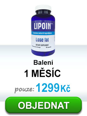 Láhev pilulek Lipoin dosáhl 1 měsíc + cenu vytvořenou na krásné banner.